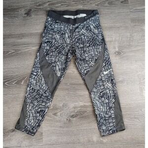 Nike‎ Pro Dri-FIT Performance Capri Leggings Women's Sz M Gray